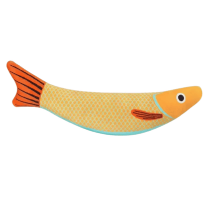 Interactive Catnip Fish Toy for Cats – Plush Chew Toy for Dental Care and Engaging Play 9