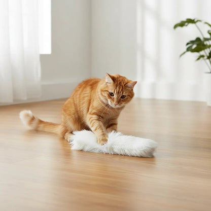 Interactive Catnip Toy Set – 4 Soft Plush Cuddly Cats in Assorted Colors 1