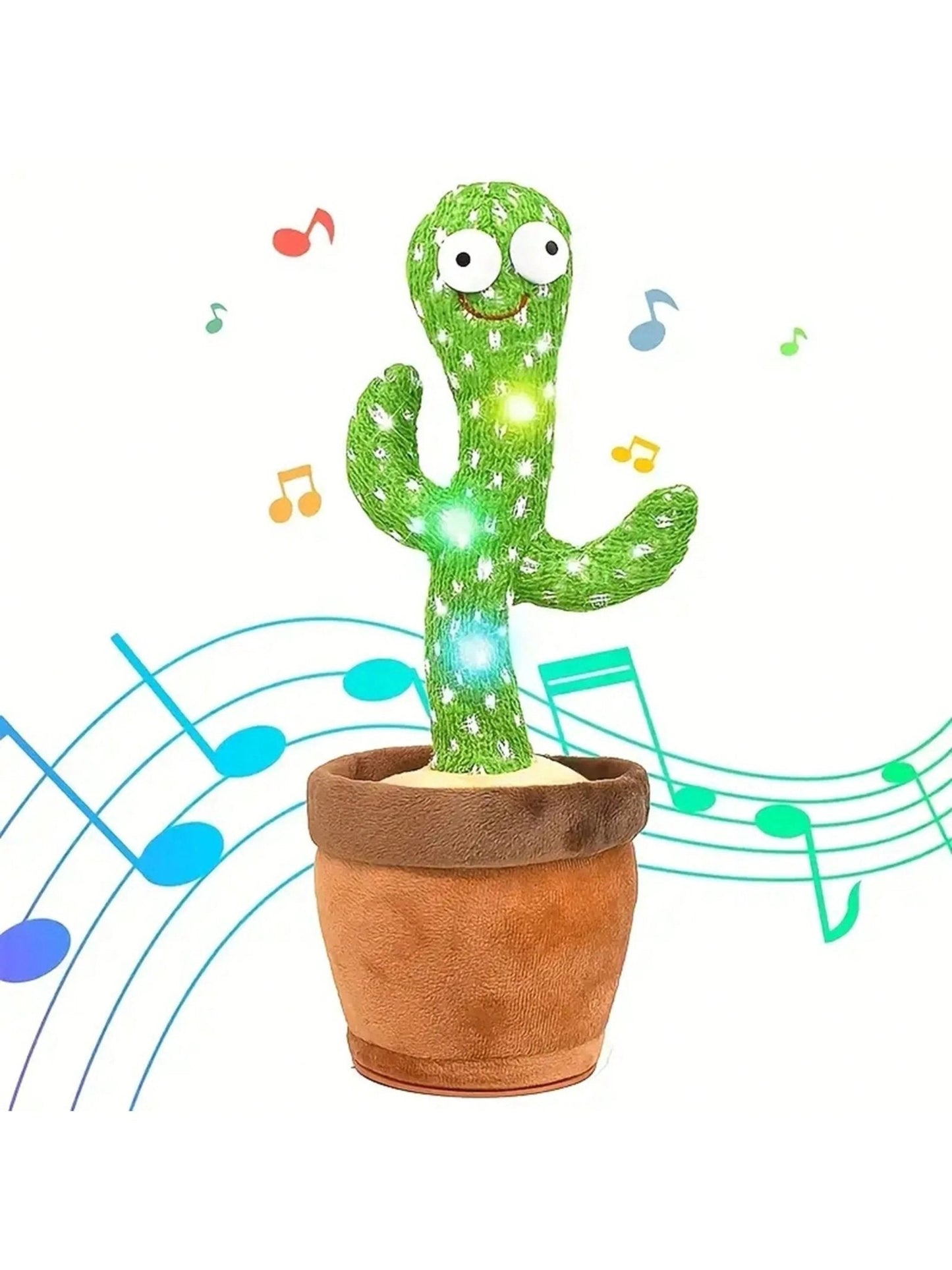 Interactive Dancing Cactus Toy - Singing and Mimicking Plush for Kids, Battery-Operated, Non-Toxic, Engaging Playtime Companion 0