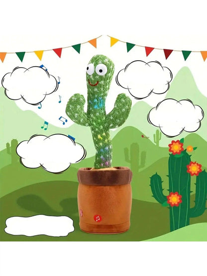 Interactive Dancing Cactus Toy - Singing and Mimicking Plush for Kids, Battery-Operated, Non-Toxic, Engaging Playtime Companion 1