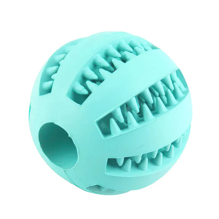 Interactive Dog Chew Ball for Aggressive Chewers – Durable Non-Toxic Rubber Toy for Treats and Dental Health 0
