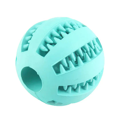 Interactive Dog Chew Ball for Aggressive Chewers – Durable Non-Toxic Rubber Toy for Treats and Dental Health 0
