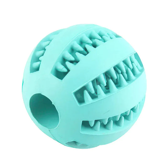 Interactive Dog Chew Ball for Aggressive Chewers – Durable Non-Toxic Rubber Toy for Treats and Dental Health 0