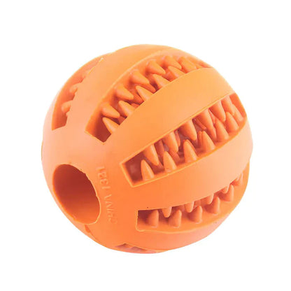 Interactive Dog Chew Ball for Aggressive Chewers – Durable Non-Toxic Rubber Toy for Treats and Dental Health 10