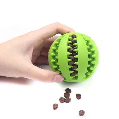 Interactive Dog Chew Ball for Aggressive Chewers – Durable Non-Toxic Rubber Toy for Treats and Dental Health 6