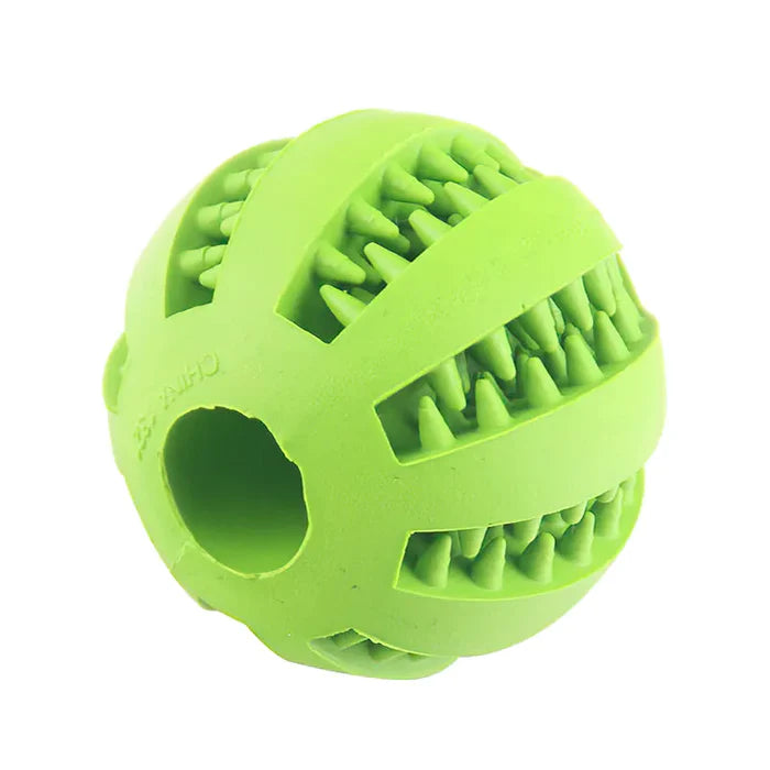 Interactive Dog Chew Ball for Aggressive Chewers – Durable Non-Toxic Rubber Toy for Treats and Dental Health 9