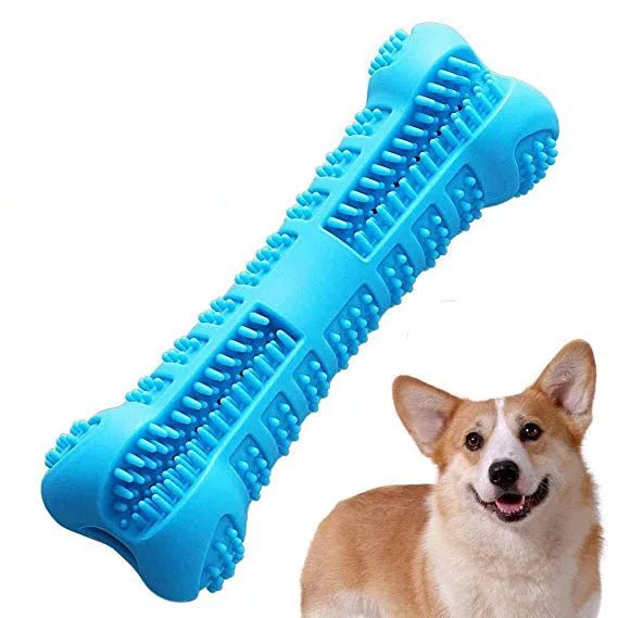 Interactive Dog Chew Toy with 360° Toothbrush Design for Dental Care – Soft Rubber, Promotes Oral Hygiene and Fresh Breath 0