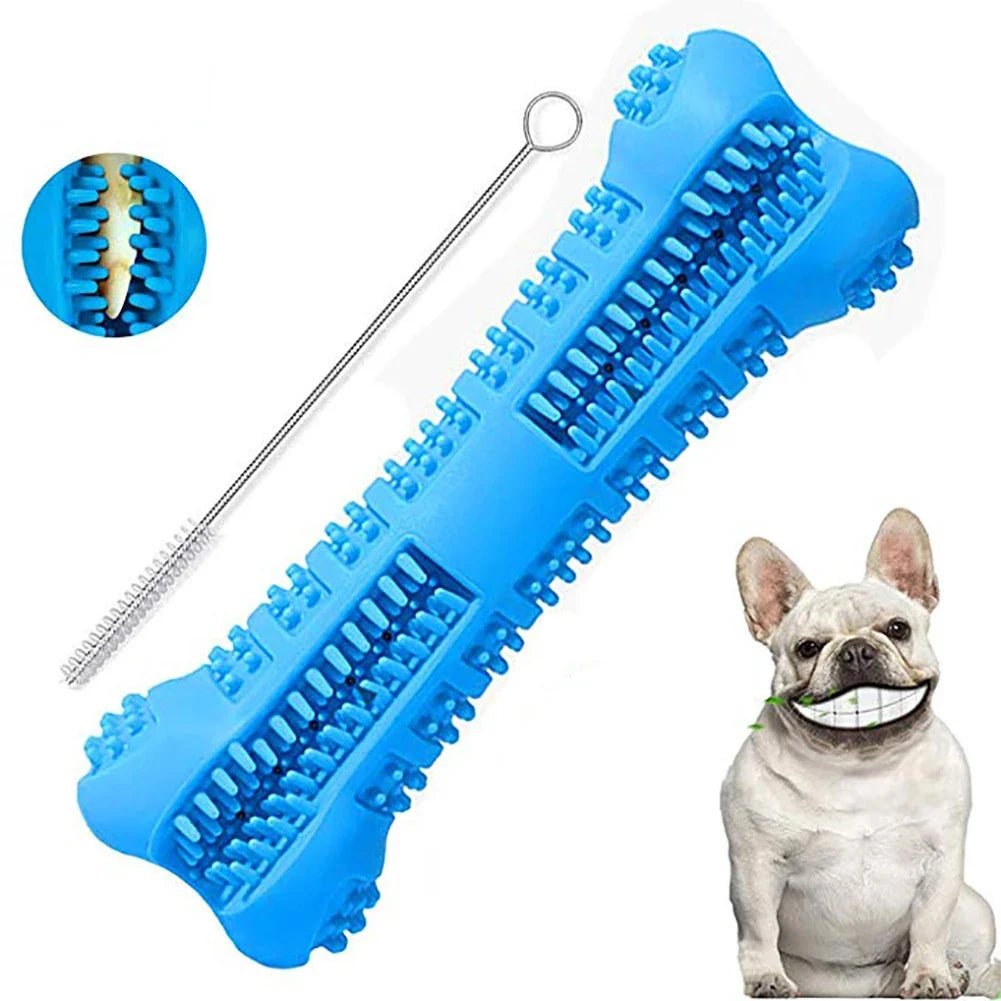 Interactive Dog Chew Toy with 360° Toothbrush Design for Dental Care – Soft Rubber, Promotes Oral Hygiene and Fresh Breath 3