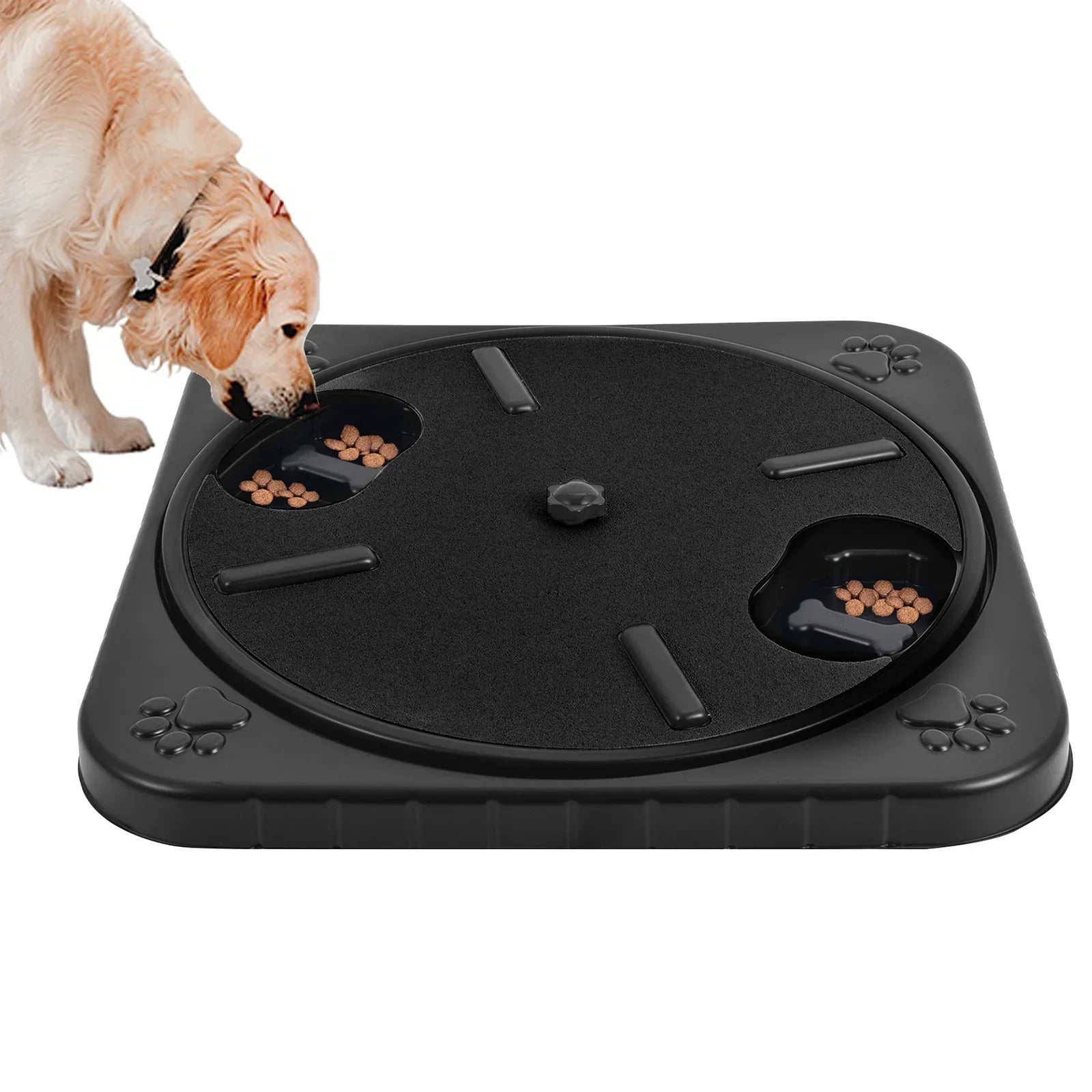 Interactive Dog Nail Care Tool with Rotating Scratching Board and Snack Compartments 0