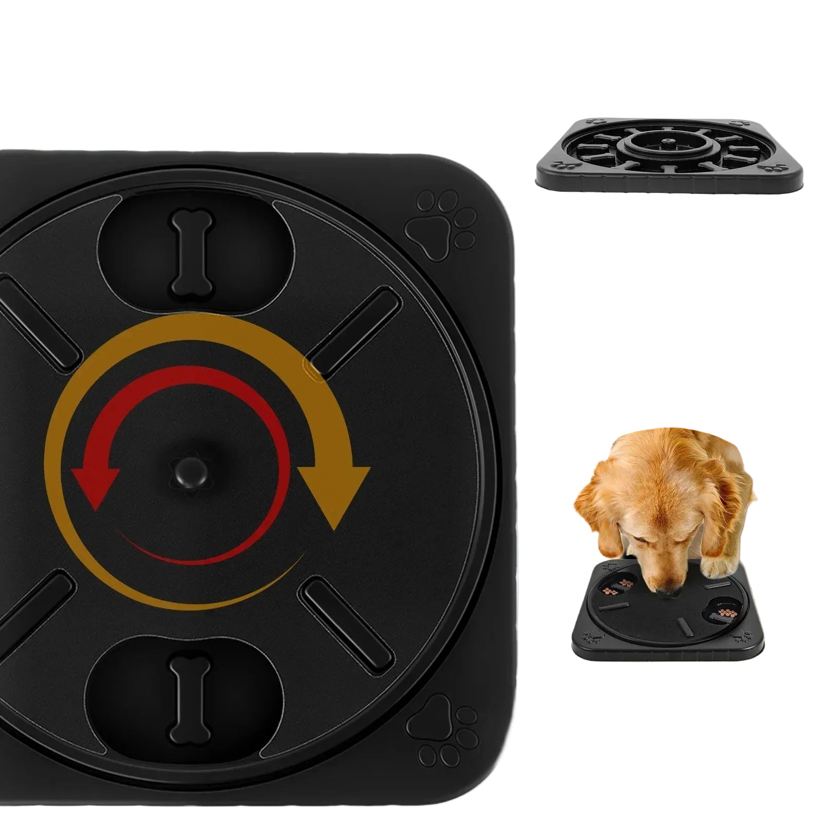 Interactive Dog Nail Care Tool with Rotating Scratching Board and Snack Compartments 2