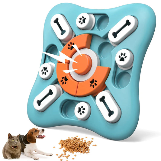 Interactive Dog Puzzle Toy for Cognitive Engagement – Durable Treat Dispenser for All Dog Sizes 0