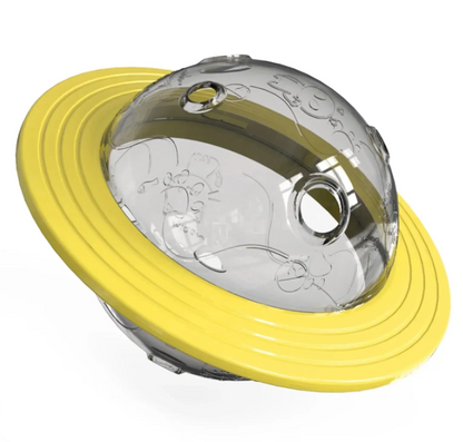 Interactive Dog Puzzle Toy with Treat Dispenser and 360° Movement for Engaging Play and Mental Stimulation 0