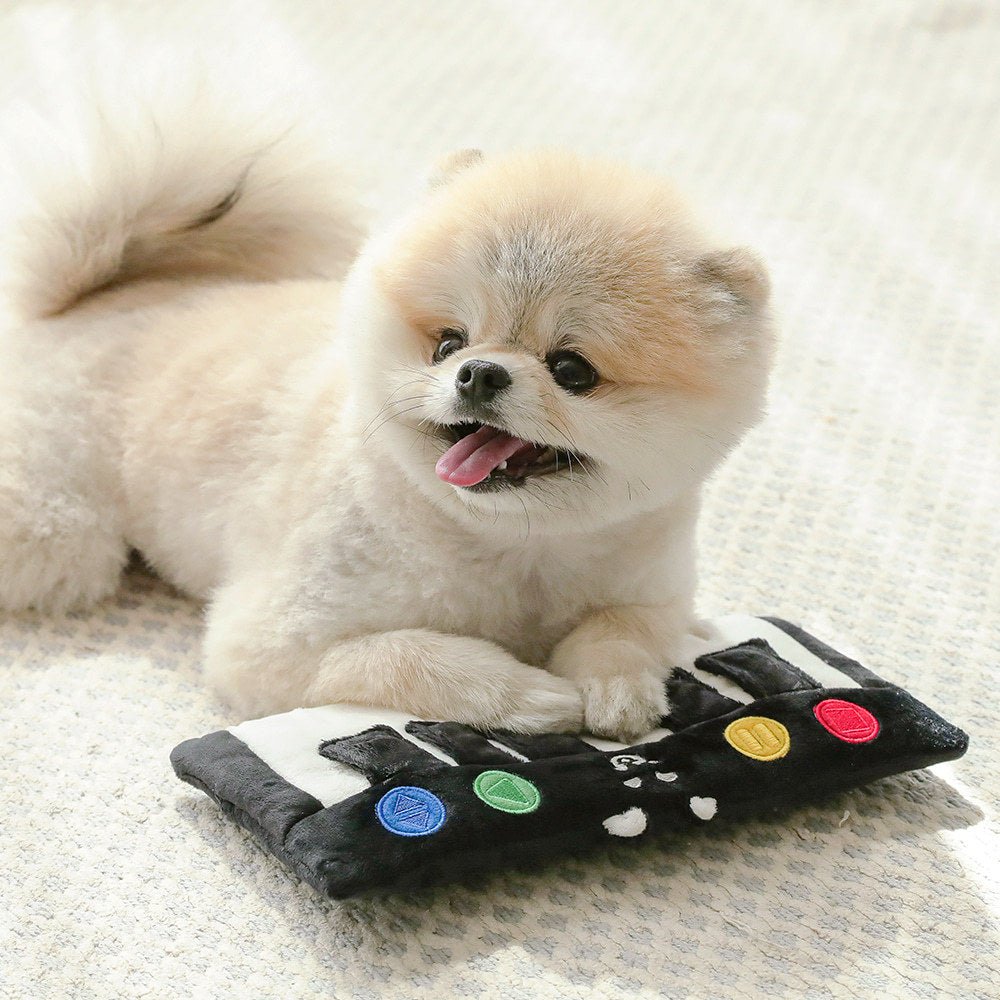 Interactive Dog Toy - Piano Hide and Seek Food Toy for Pets, Mind-Stimulating Play with Suction Cups, Durable Design, 25cm x 12cm 0