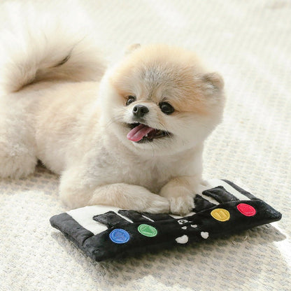 Interactive Dog Toy - Piano Hide and Seek Food Toy for Pets, Mind-Stimulating Play with Suction Cups, Durable Design, 25cm x 12cm 0