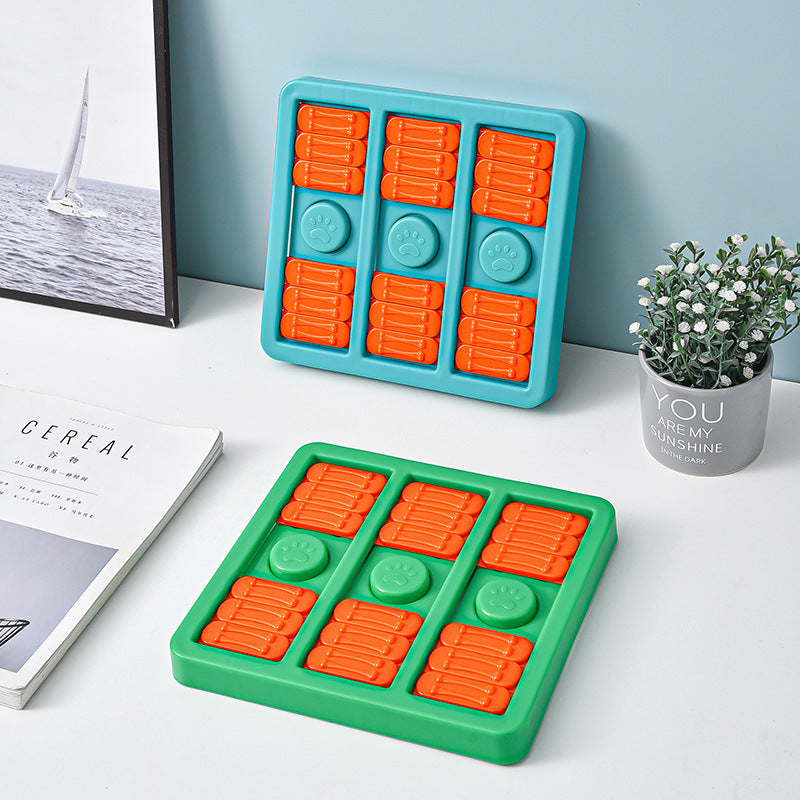 Interactive Dog Training Mat with Treat Compartments – Multi-Compartment Puzzle for Indoor Mental Stimulation and Enrichment 4