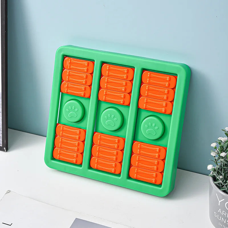 Interactive Dog Training Mat with Treat Compartments – Multi-Compartment Puzzle for Indoor Mental Stimulation and Enrichment 5