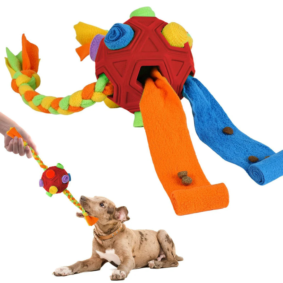 Interactive Dog Treat Game for Mental Stimulation – Snuffle Ball for All Dog Sizes 1