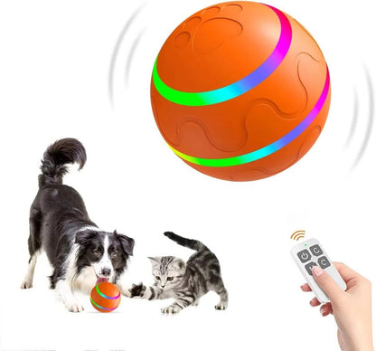 Interactive Dog and Cat Ball Toy with Remote Control – Waterproof, LED Light, and Intelligent Motion Sensors for Engaging Play 0
