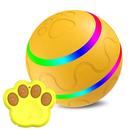 Interactive Dog and Cat Ball Toy with Remote Control – Waterproof, LED Light, and Intelligent Motion Sensors for Engaging Play 1