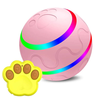 Interactive Dog and Cat Ball Toy with Remote Control – Waterproof, LED Light, and Intelligent Motion Sensors for Engaging Play 2