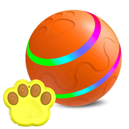 Interactive Dog and Cat Ball Toy with Remote Control – Waterproof, LED Light, and Intelligent Motion Sensors for Engaging Play 3