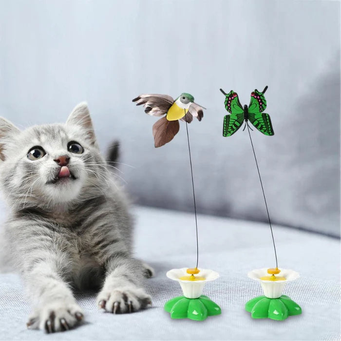 Interactive Electric Bird Cat Toy – 360-Degree Rotating Teaser for Mental Stimulation and Exercise 9