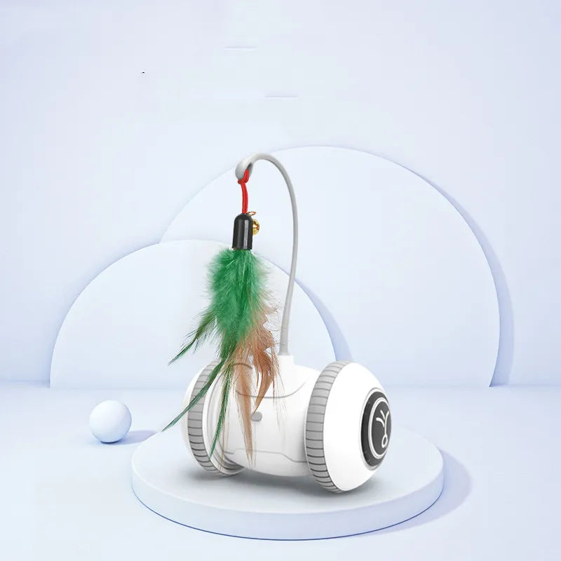 Interactive Feather Cat Toy with Lights and Sounds – Autonomous Robot for Indoor Play, Engaging and Stimulating for Cats 3