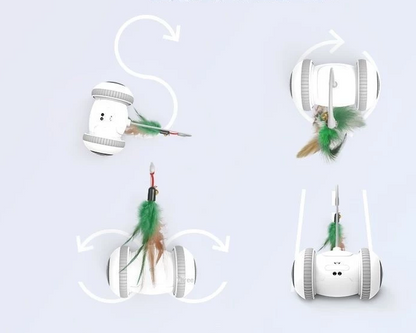 Interactive Feather Cat Toy with Lights and Sounds – Autonomous Robot for Indoor Play, Engaging and Stimulating for Cats 5