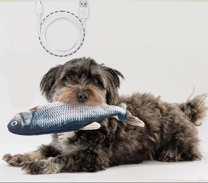 Interactive Flopping Fish Dog Toy – Motion-Activated, Rechargeable, Durable Design 6