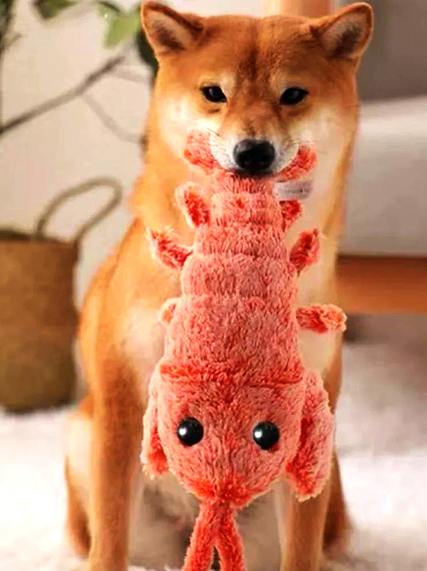 Interactive Motion-Activated Floppy Lobster Dog Toy – Durable Plush, USB Rechargeable, Realistic Design for Engaging Play 1