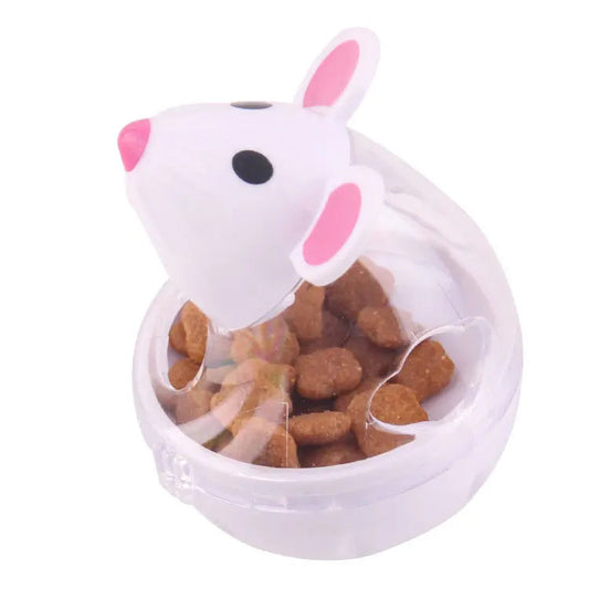 Interactive Mouse-Shaped Cat Toy – Engaging Food Dispenser Tumbler for Healthy Play and Hunting Instincts 0