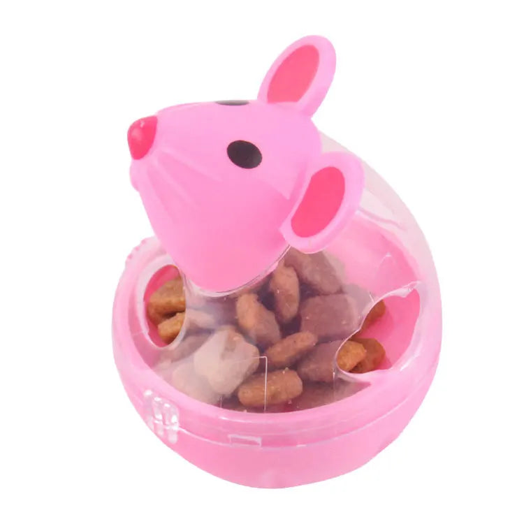 Interactive Mouse-Shaped Cat Toy – Food Dispenser Tumbler for Engaging Play and Active Feeding 7
