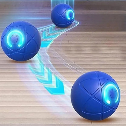Interactive pet toy ball with lights and adjustable modes, designed for dogs and cats, perfect for indoor and outdoor play, featuring a rechargeable battery for endless fun 6