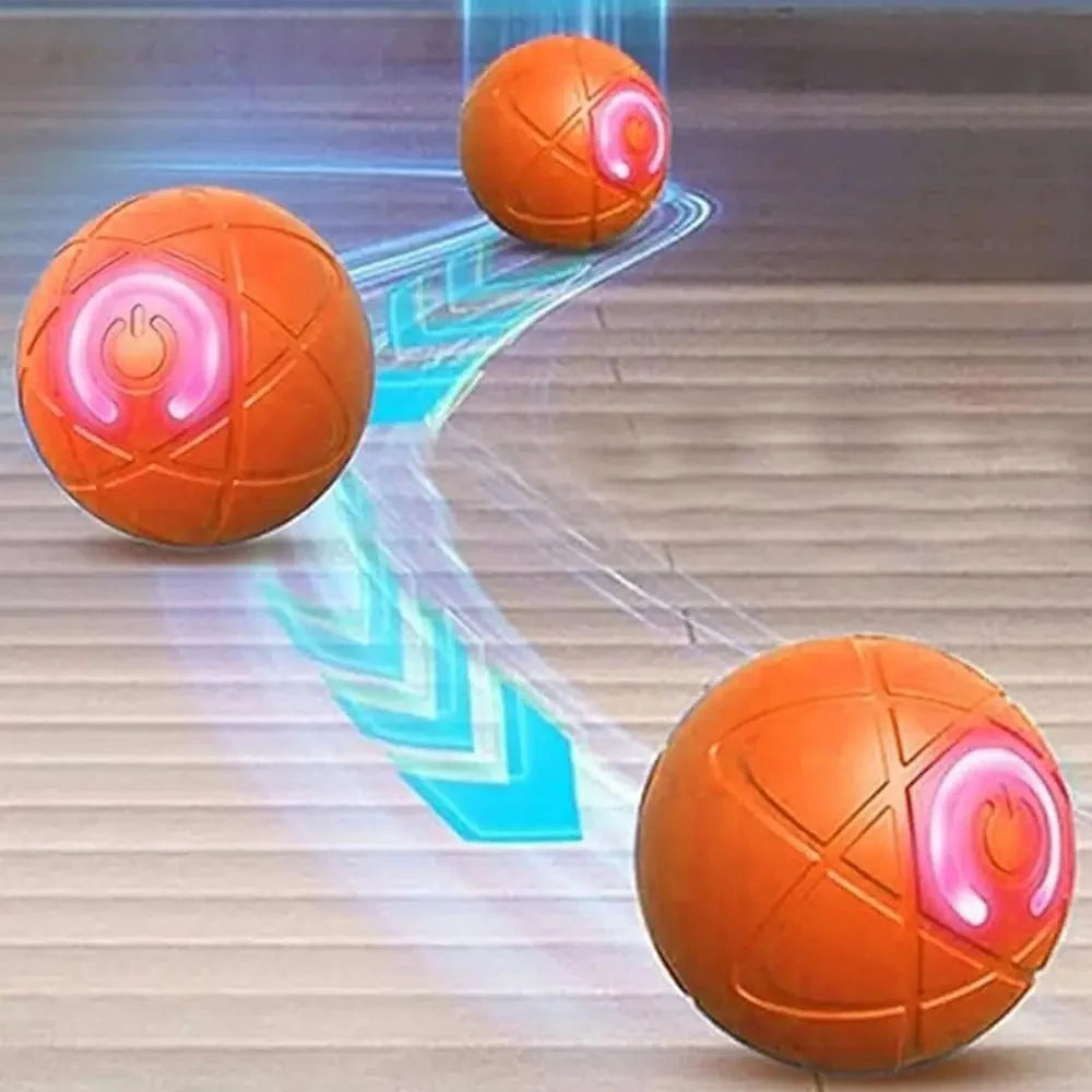 Interactive pet toy ball with lights and adjustable modes, designed for dogs and cats, perfect for indoor and outdoor play, featuring a rechargeable battery for endless fun 7