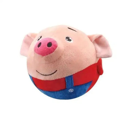 Interactive Pig-Shaped Dog Toy with Jumping and Squeaking Features – Engaging Playtime for Active Dogs 5