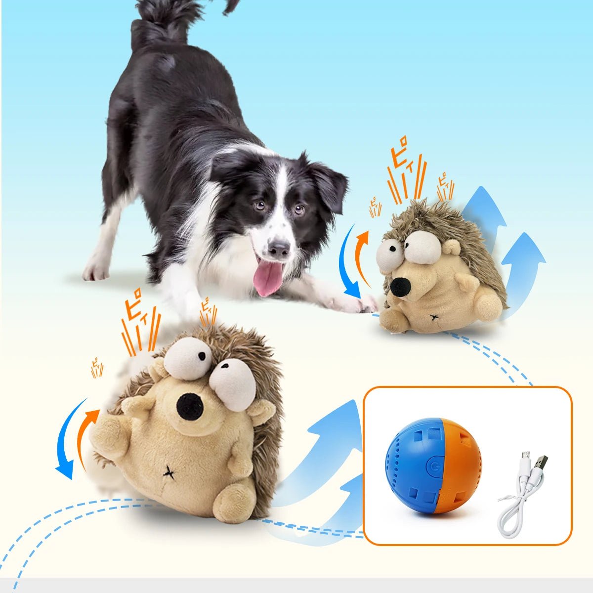 Interactive Plush Dancing Ball Pet Toy – Engaging Dog and Cat Toy for Active Playtime and Bonding 0