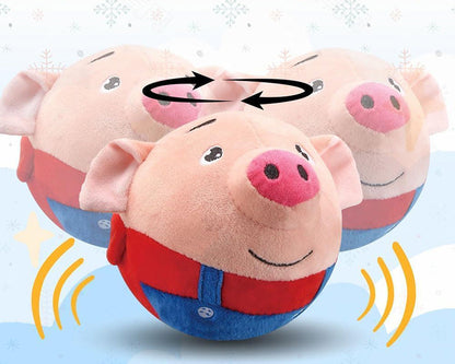 Interactive Plush Dog Toy with Auto-Bounce and Squeak – Engaging Pet Entertainment 2