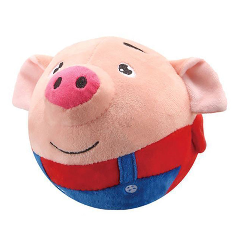 Interactive Plush Dog Toy with Auto-Bounce and Squeak – Engaging Pet Entertainment 4