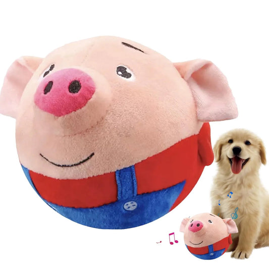Interactive Plush Dog Toy with Bouncing Action and Sound – Engaging Pet Plaything 0