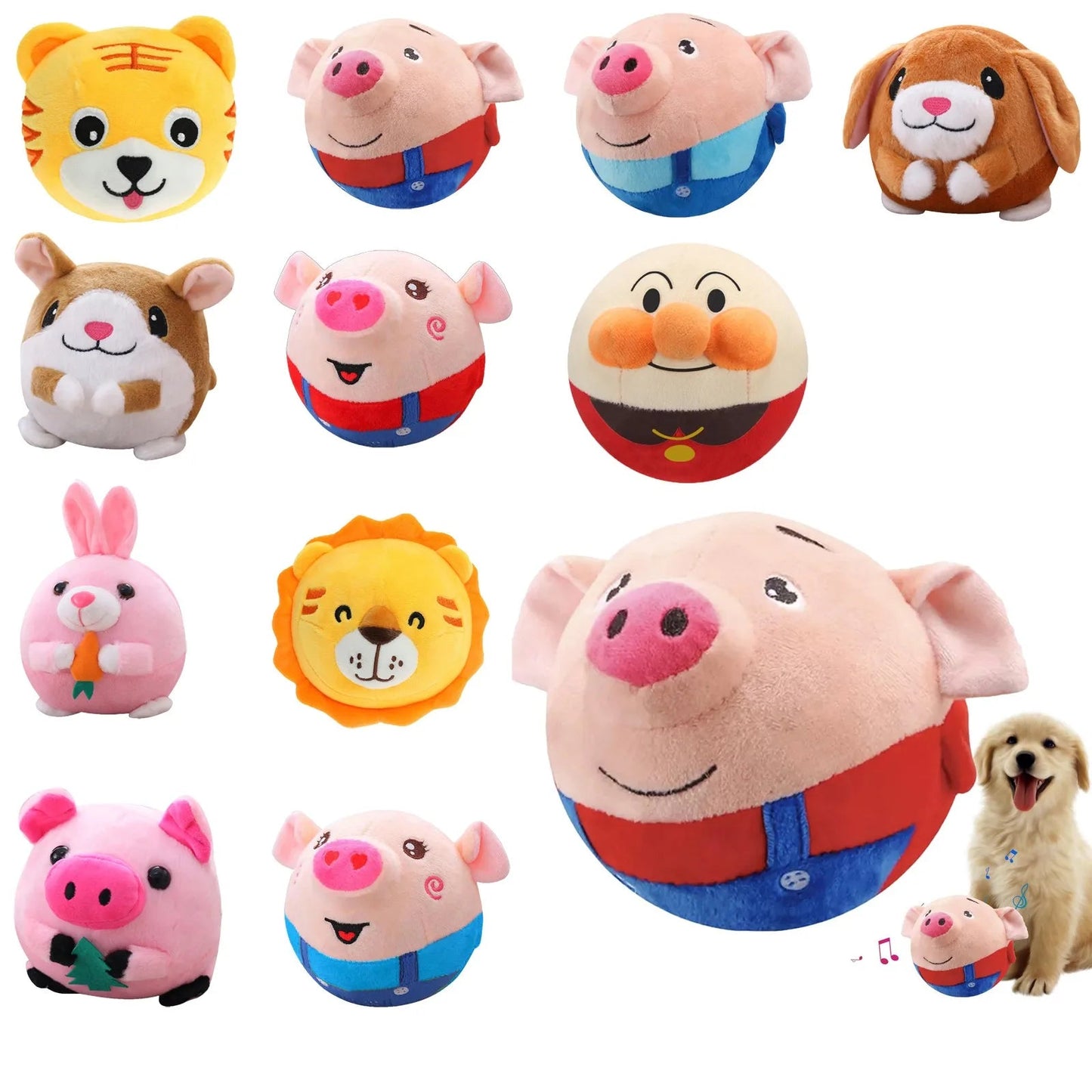 Interactive Plush Dog Toy with Bouncing Action and Sound – Engaging Pet Plaything 1