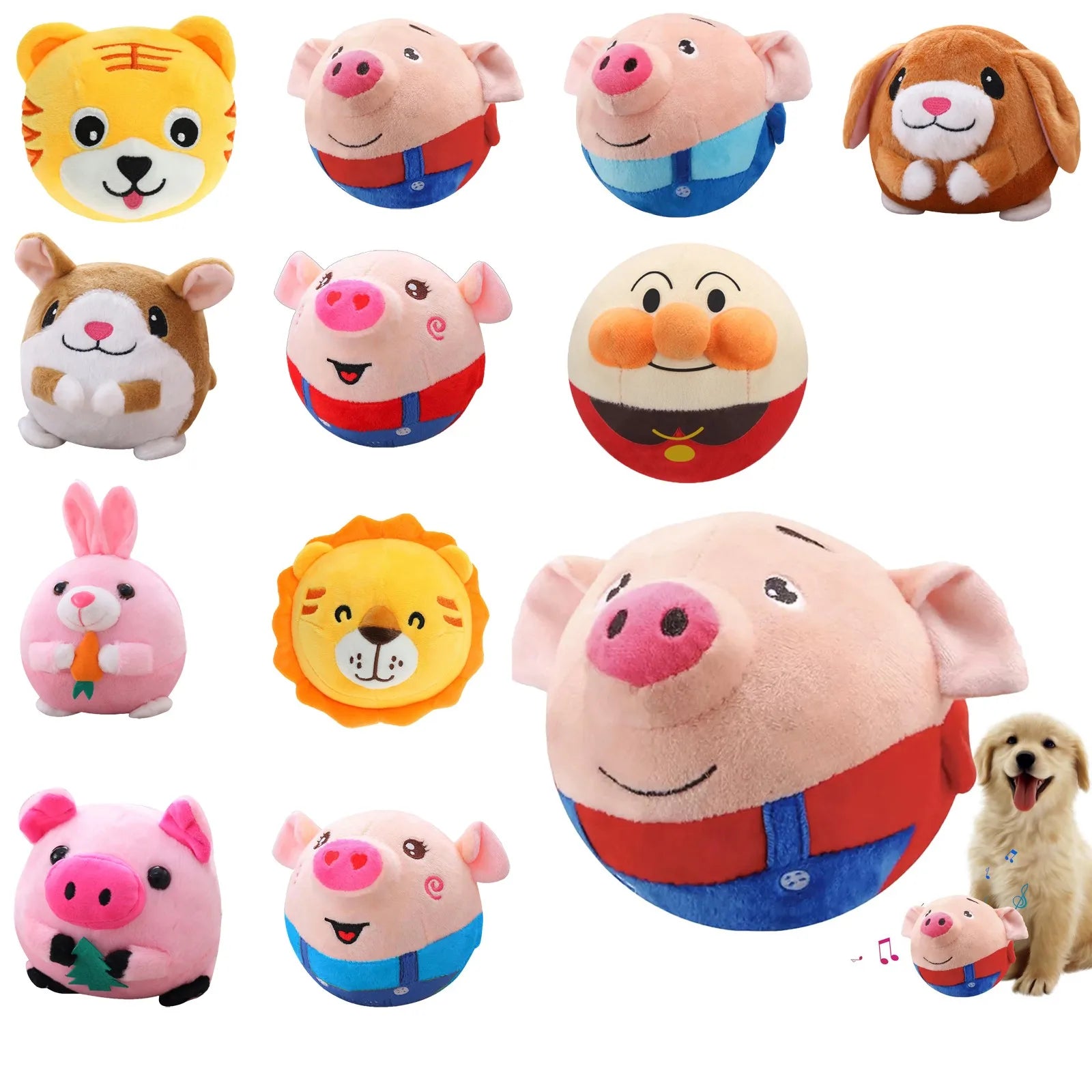 Interactive Plush Dog Toy with Bouncing Action and Sound – Engaging Pet Plaything 1