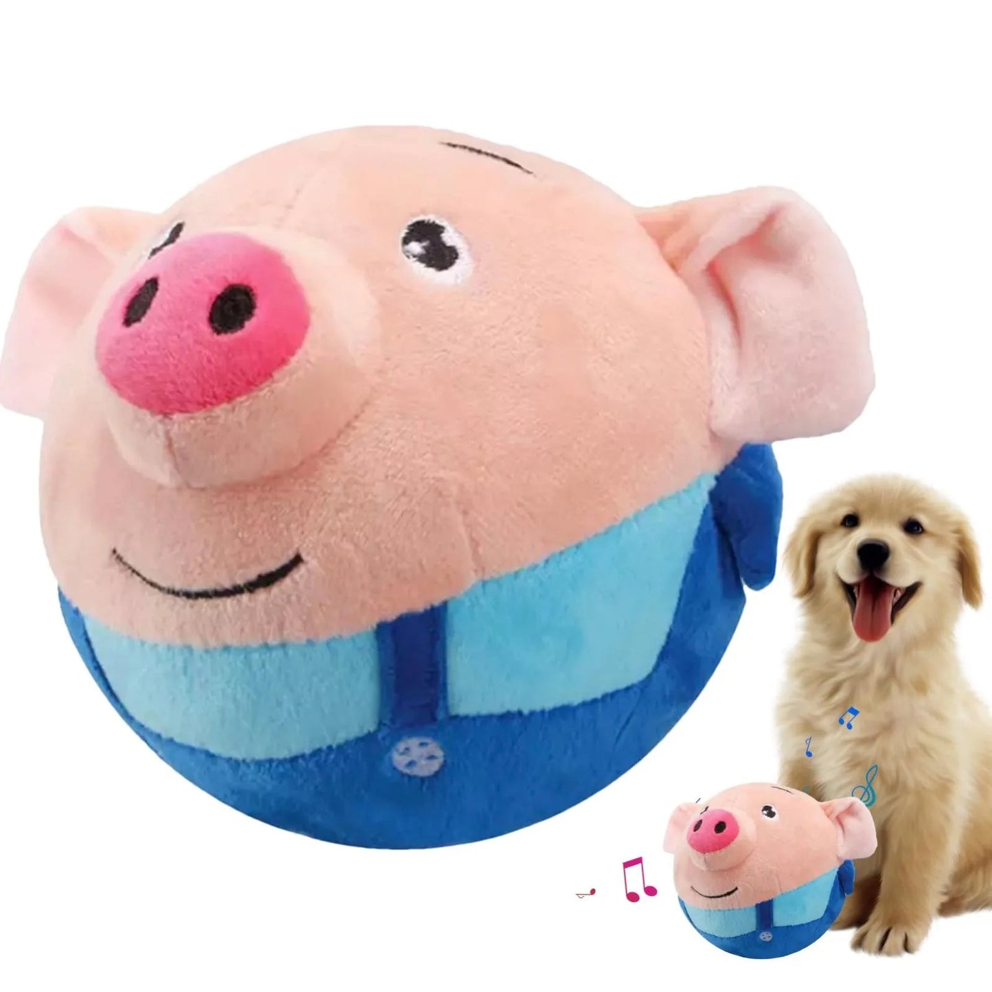 Interactive Plush Dog Toy with Bouncing Action and Sound – Engaging Pet Plaything 14