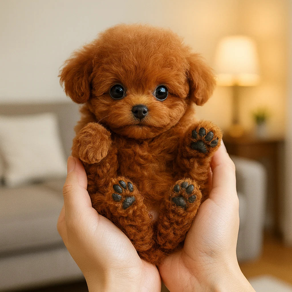 Interactive plush dog toy featuring realistic movement and sound, designed as a soft and portable companion for kids. 1
