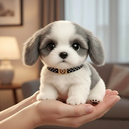 Interactive plush dog toy featuring realistic movement and sound, designed as a soft and portable companion for kids. 10
