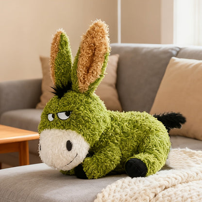 Interactive plush pet toy featuring a squeaky chew design, designed for durability and easy washing, perfect for both dogs and cats. 4