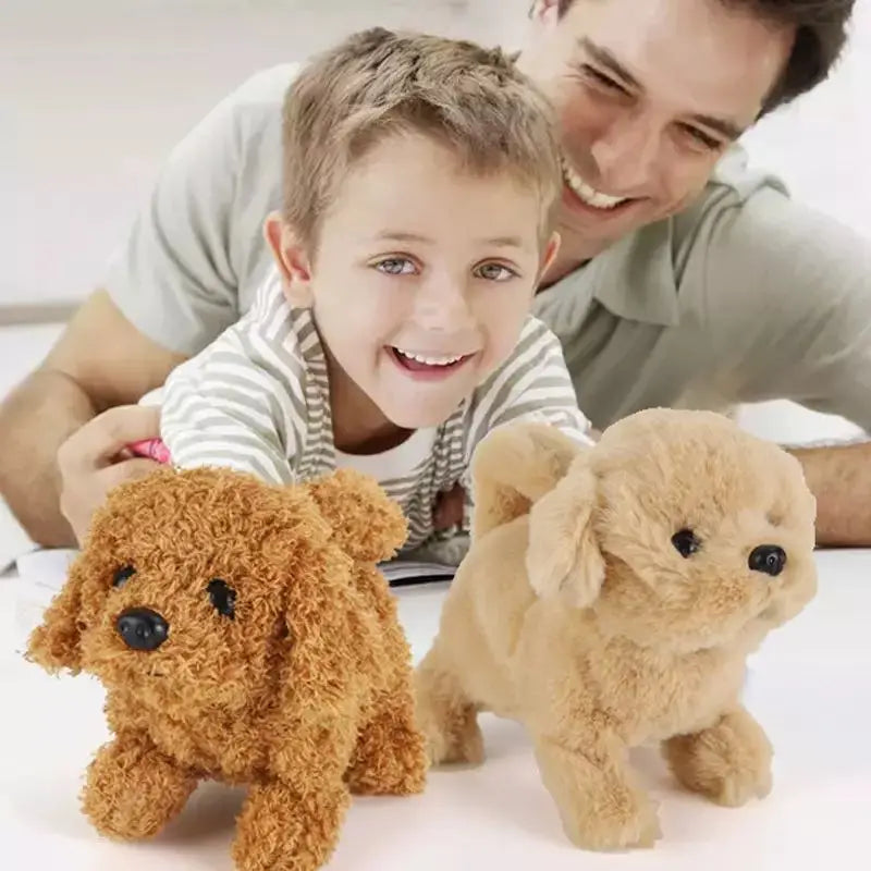 Interactive Plush Puppy Toy with Walking and Barking Features – Montessori Educational Toy for Toddlers, Safe ABS Plastic 3