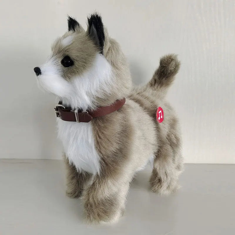 Interactive Plush Robot Puppy Toy with Sound Control and Touch Features – Walking and Barking Sheepdog, 22x20x10cm 6