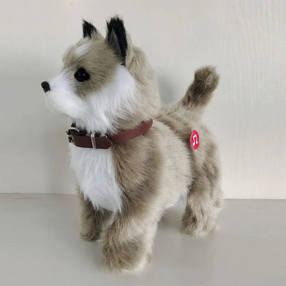 Interactive Plush Robot Puppy Toy with Sound Control and Touch Features – Walking and Barking Sheepdog, 22x20x10cm 6