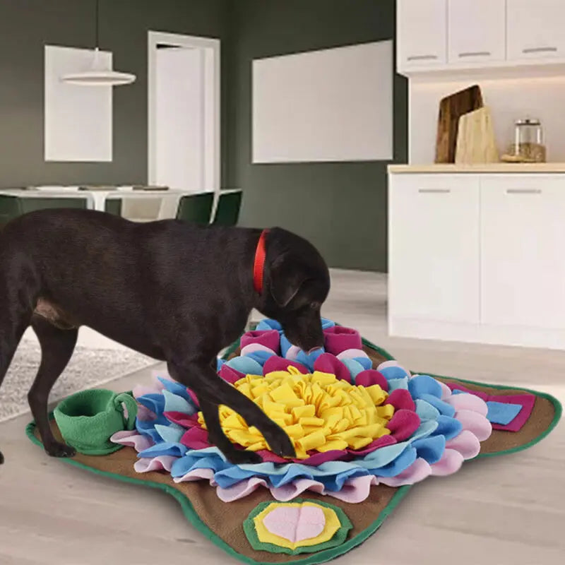 Interactive Plush Snuffle Mat for Dogs – Slow Feeder, Machine Washable, Portable Design 2