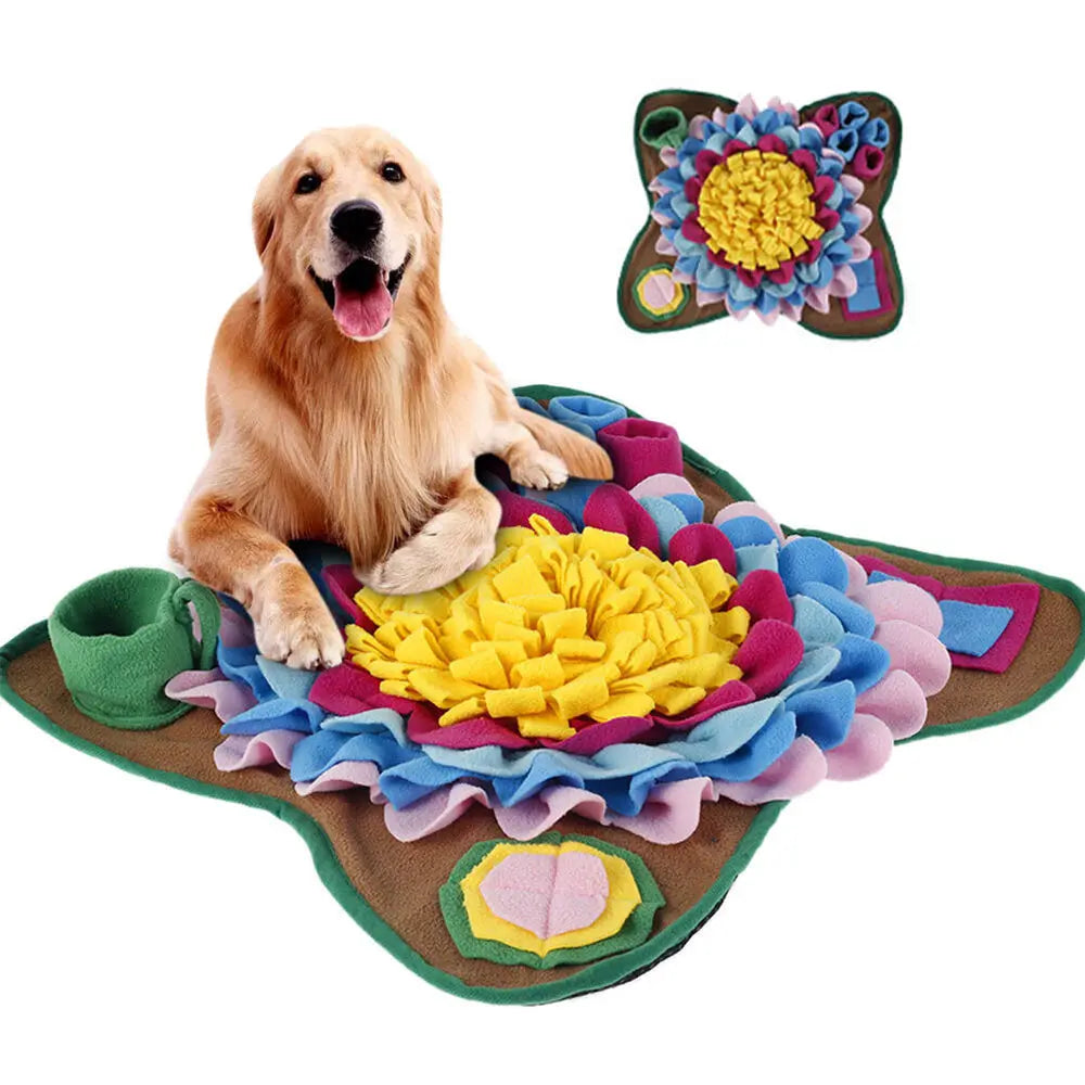 Interactive Plush Snuffle Mat for Dogs – Slow Feeder, Machine Washable, Portable Design 6